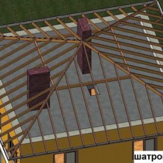 Изграждане на четирискатен покрив